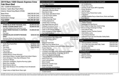 2019 RAM 1500 Classic Express