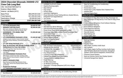 2024 Chevrolet Silverado 3500 HD LTZ