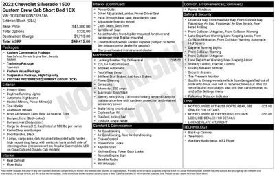 2022 Chevrolet Silverado 1500 Custom
