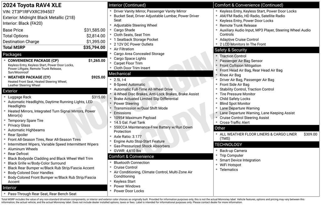 2024 Toyota RAV4 XLE