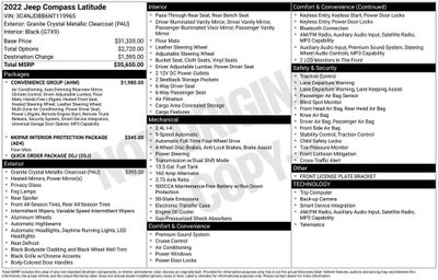 2022 Jeep Compass Latitude 4x4