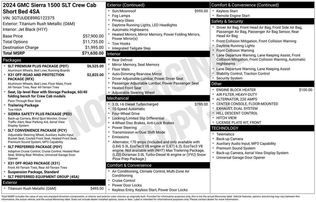2024 GMC Sierra 1500 SLT