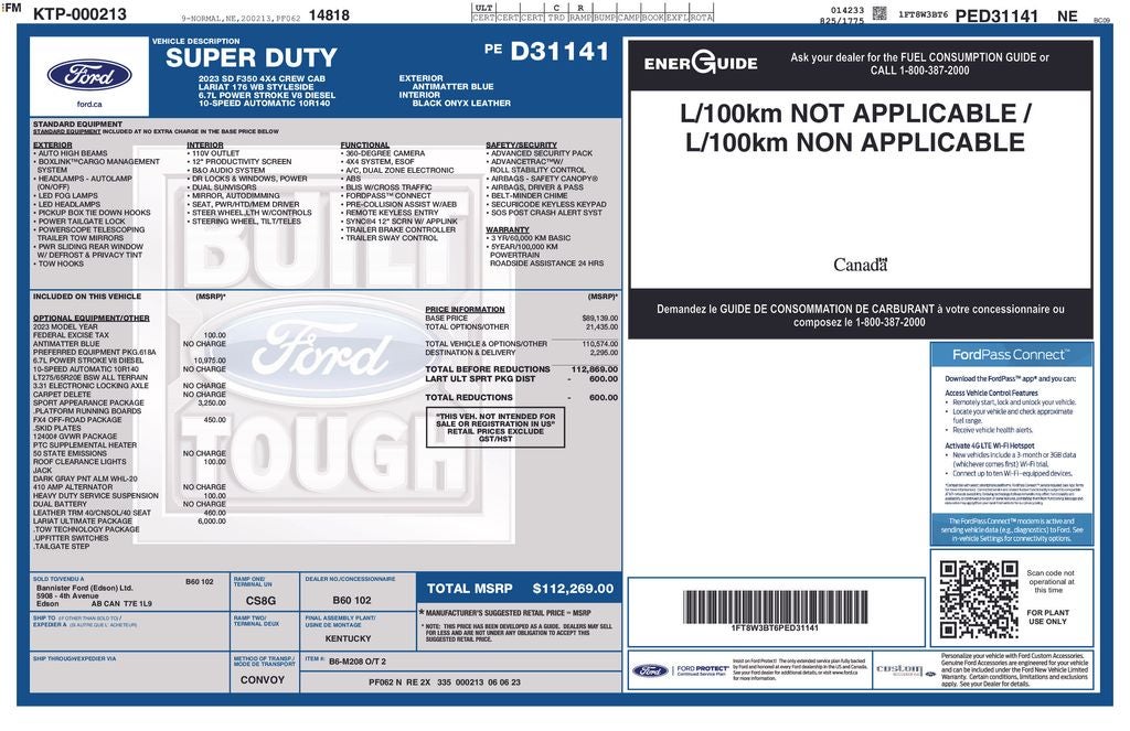 2023 Ford F-350SD Lariat