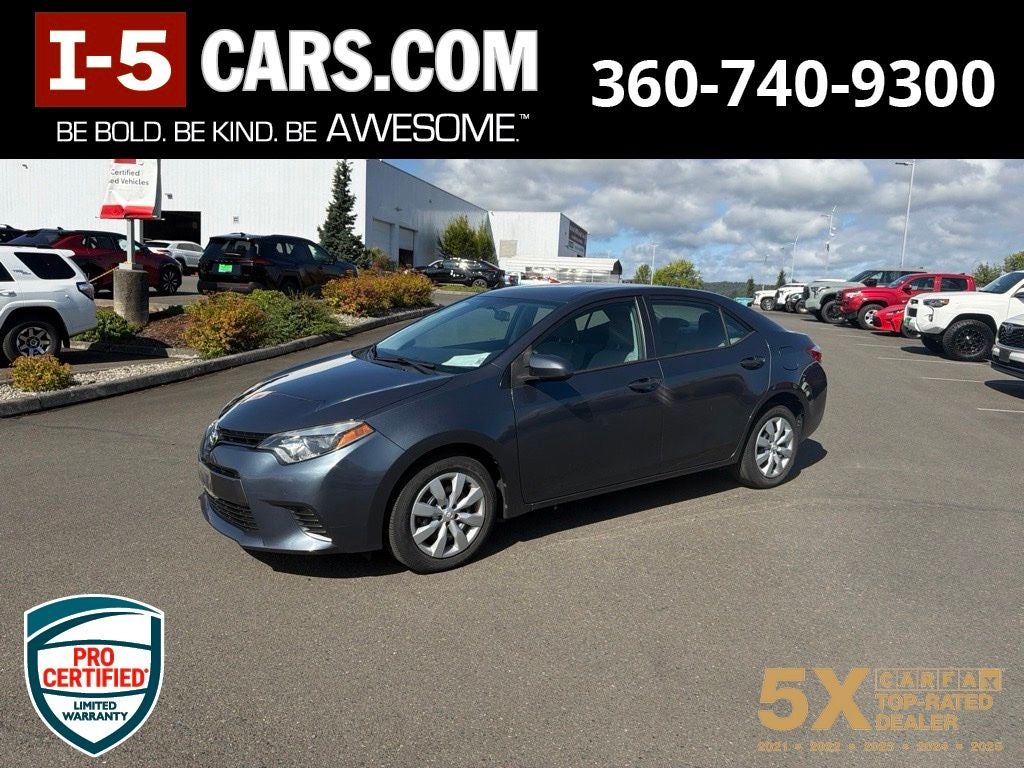2016 Toyota Corolla LE