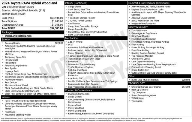 2024 Toyota RAV4 Hybrid Woodland Edition