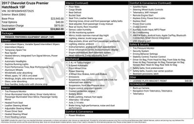 2017 Chevrolet Cruze Premier