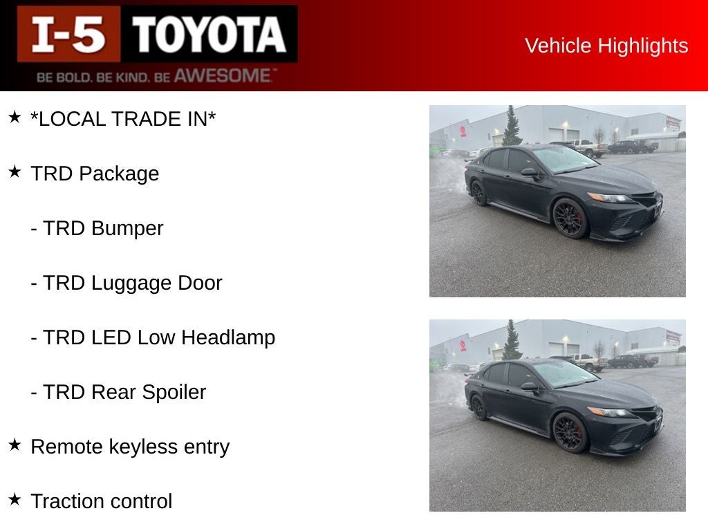 2021 Toyota Camry TRD V6