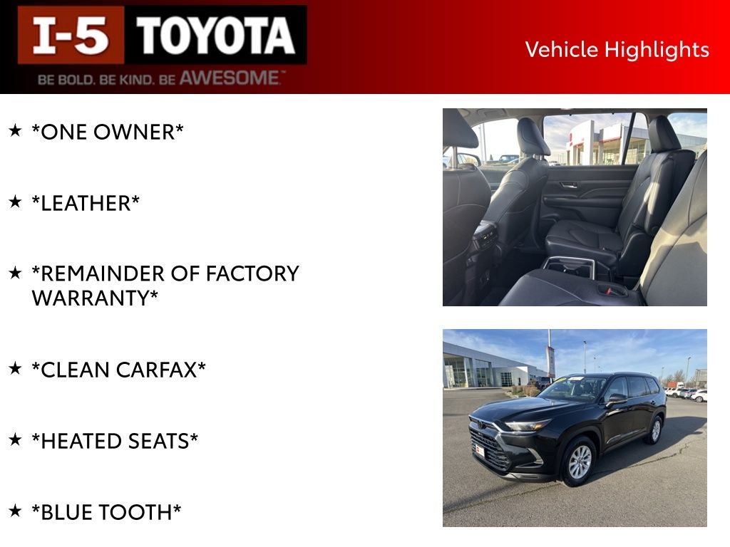 2025 Toyota Grand Highlander XLE