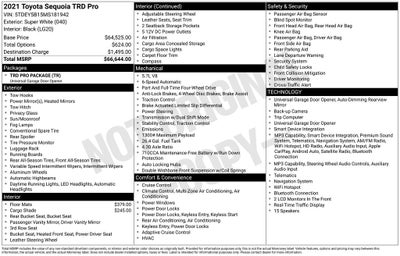 2021 Toyota Sequoia TRD Pro