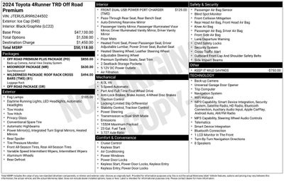 2024 Toyota 4Runner TRD Off-Road Premium