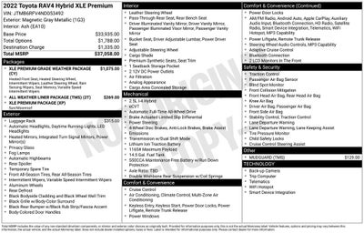 2022 Toyota RAV4 Hybrid XLE Premium