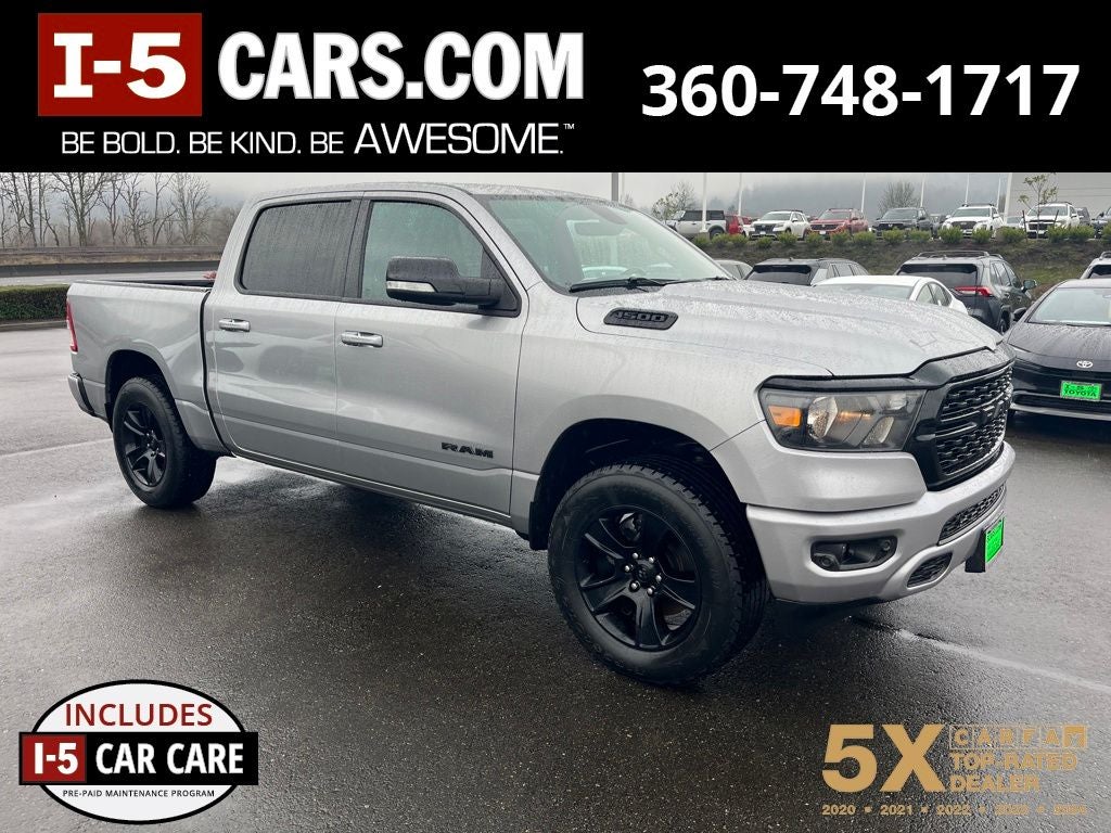 2022 RAM 1500 Big Horn Crew Cab 4x4 5'7' Box