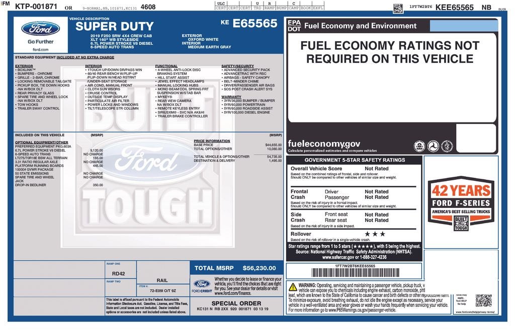 2019 Ford F-250SD XLT