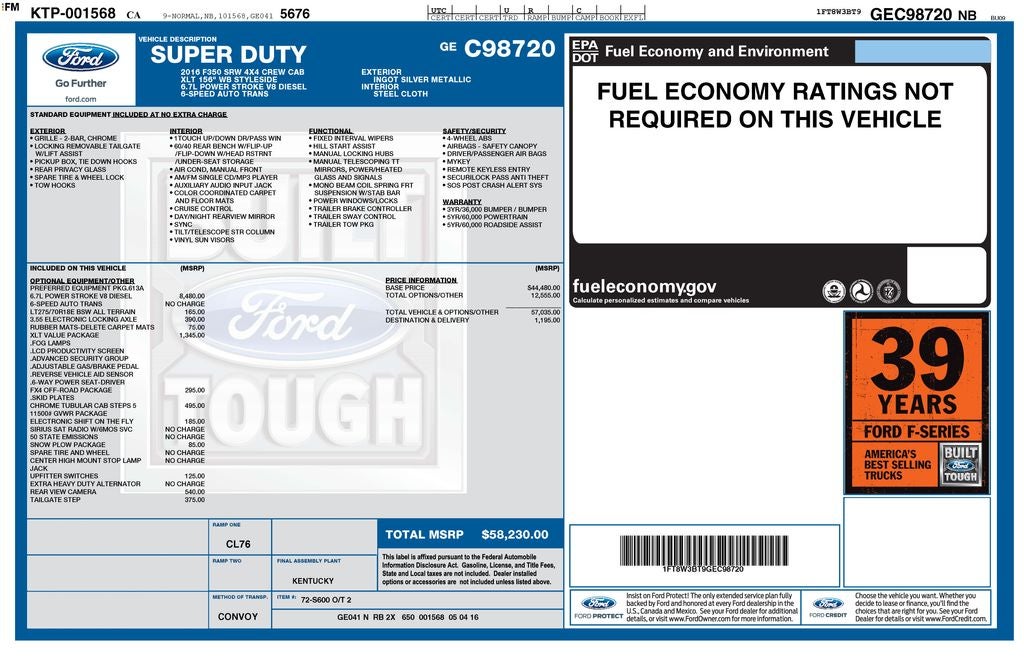 2016 Ford F-350 XLT