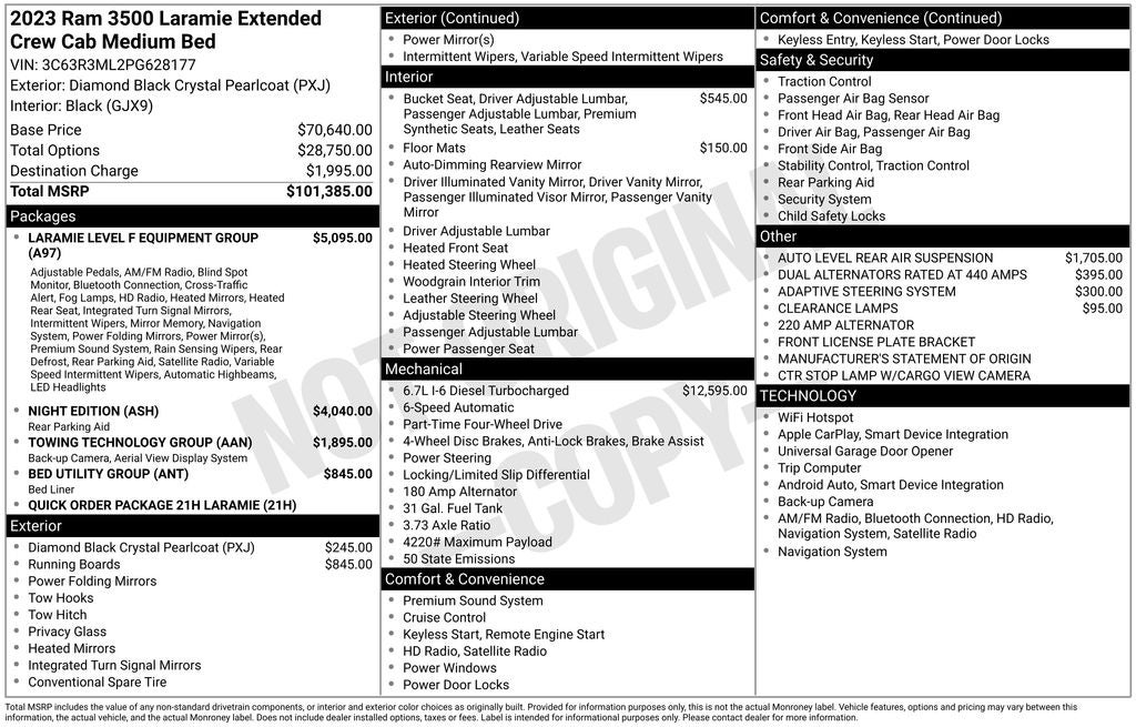 2023 RAM 3500 Laramie