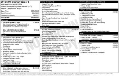 2016 MINI Cooper S Clubman