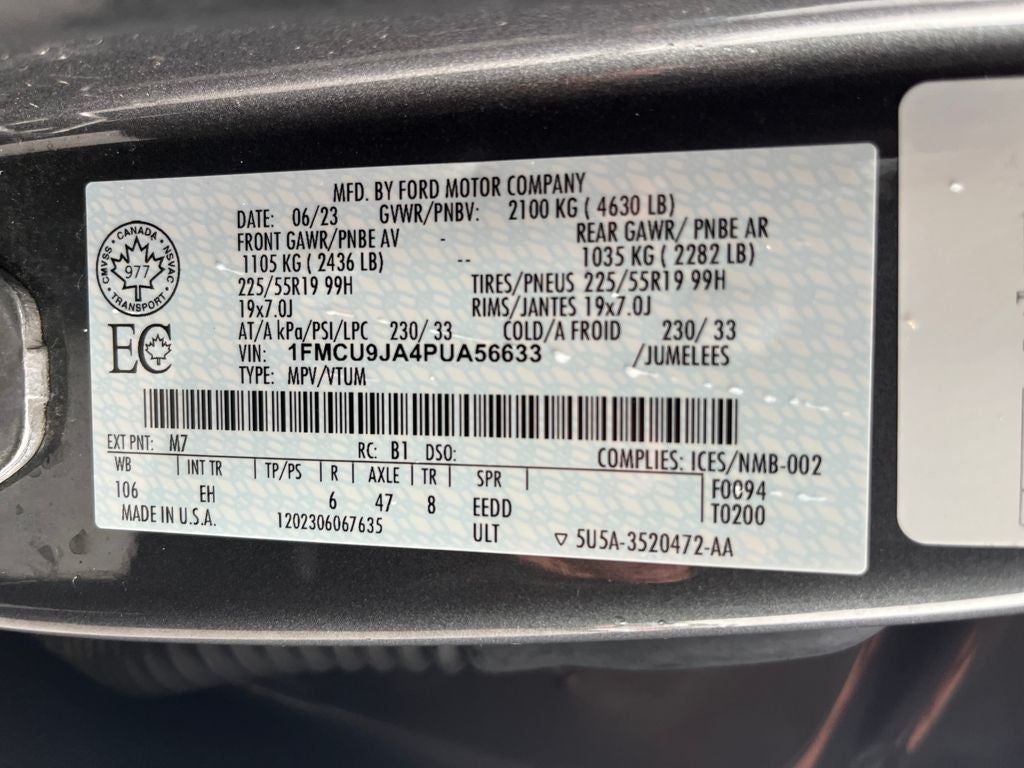 2023 Ford Escape Platinum