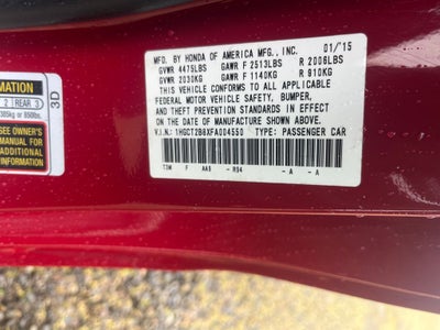 2015 Honda Accord EX-L