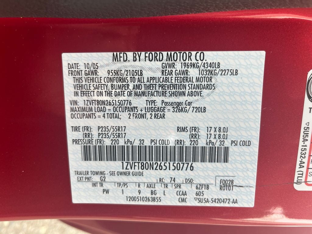 2006 Ford Mustang V6