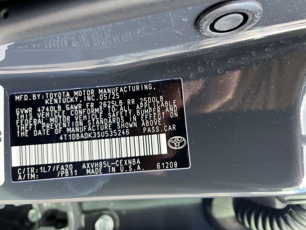 2025 Toyota Camry LE