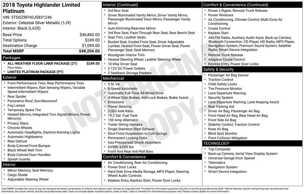 2018 Toyota Highlander Limited