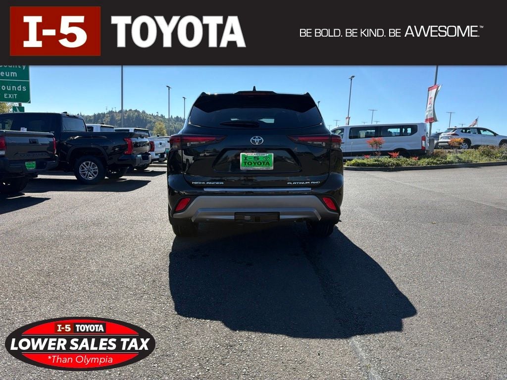 2026 Toyota Highlander Platinum