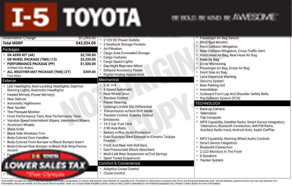 2027 Toyota GR86 Premium AT