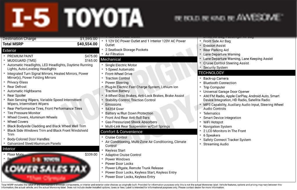 2027 Toyota bZ XLE