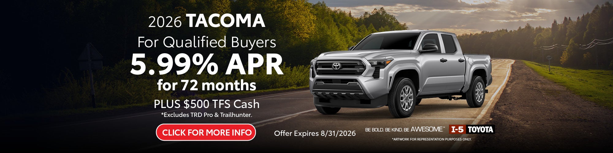 toyota tacoma august 2026