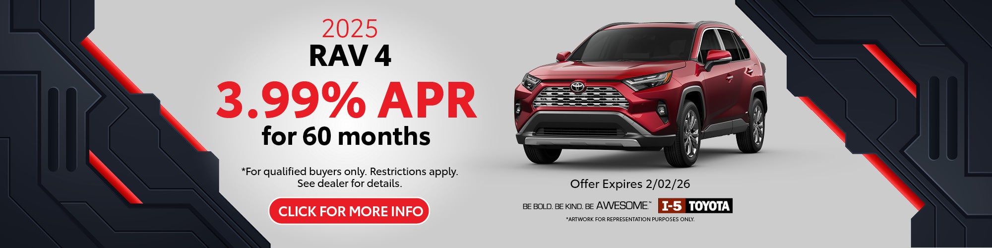 January 2026 RAV4 Incentives APR Offer